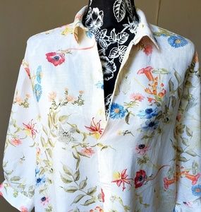 Zara Tops - Zara Botanical Floral Tunic 🌻 Zara Tops - Zara Botanical Floral Tunic 🌻